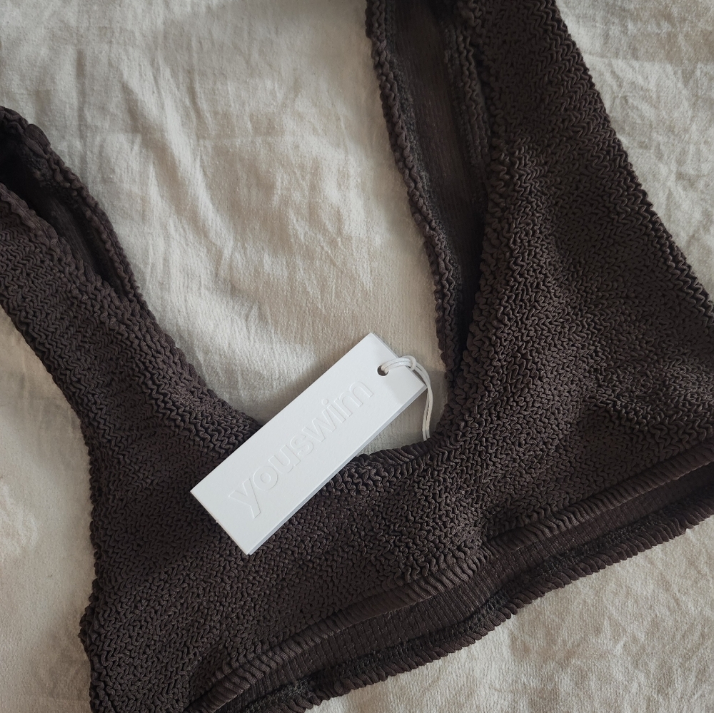BRAND NEW Youswim Espresso Eva Top - Stretch 1